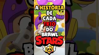 A HISTÓRIA de CADA TRIO (Parte 13) #brawlstars #shorts