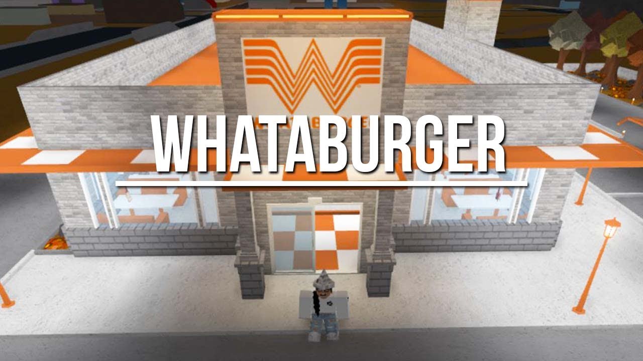 ROBLOX | Welcome To Bloxburg: Whataburger 67k - YouTube