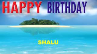 Shalu  Card Tarjeta - Happy Birthday