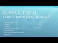 How to Add Digital Signature to PDF