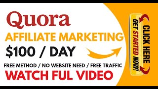 Amazon Affiliate Marketing For Beginners In Tamil | Quora Traffic$ | $100 Per Day