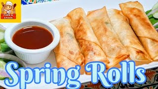 Chinese Rolls Recipe | Chicken Rolls Recipe | Crispy Vegetables Spring Rolls Recipe