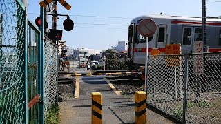 JR 東海道線【No.220】真砂踏切・通過・走行映像　静岡県静岡市清水区