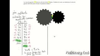 exercice engrenage multiple commun