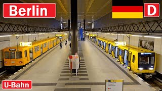 🇩🇪 BERLIN METRO / U-Bahn Berlin 2020【4K】