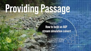 Providing Passage: How to Build an AOP Stream Simulator Culvert