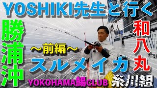 【スルメイカ 釣り】YOSHIKI先生と行く スルメイカ釣り ~前編 ~ 勝浦沖 和八丸 ヤリイカ