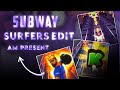 Subway surfers trend edit on alight motion (Preset) #trending #edit #subwaysurfers