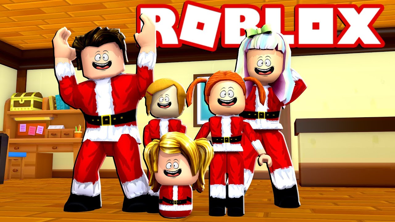 Happy Roblox Family | Christmas In July Bloxburg Roleplay - YouTube