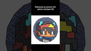 Part 39 | Python Turtle drawing | #python #pythonprogramming #coding #minecraft #digitalart