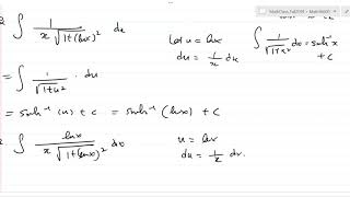 Chapter 7 6. Integration using tables