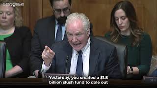 VAN HOLLEN questions BLANCHE on Epstein Files, Slush Fund, & More