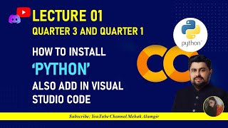 python in urdu | python installation in visual studio code | python installation