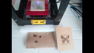 Installing and operating NEJE DK-8-KZ 1000mW CNC laser engraver