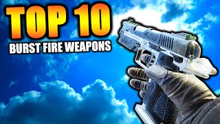 Top 10 "BURST FIRE WEAPONS" in COD HISTORY (Top Ten) Call of Duty | Chaos