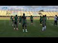 super eagles training at the teslim balogun stadium ahead of the reverse fixture trust tv