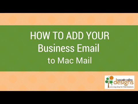 How to add your Business or Domain Email to MacMail How to add your Business or Domain Email to MacMail