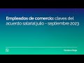 Empleados de comercio: claves del acuerdo salarial julio - septiembre 2023