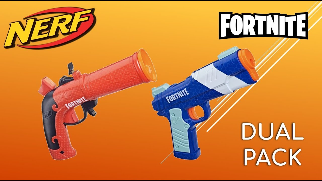 [REVIEW] Nerf Fortnite Dual Pack | The LP & The Flint-Knock Blasters ...