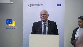 Borrell debates geopolitical challenges and divisions between EU and Indo Pacific states