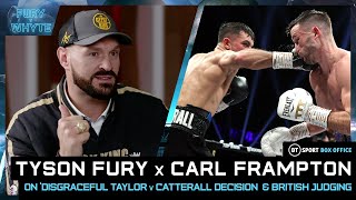 "It's Disgraceful! We Won't Have British Judges!" 😤 Tyson Fury x Carl Frampton On Taylor v Catterall