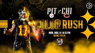Steelers to wear Color Rush uniforms on Monday Night Football vs Chicago Bears | Pittsburgh Steelers