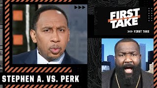 Stephen A. and Kendrick Perkins get into a HEATED 🔥 debate over Ben Simmons 👀 | First Take