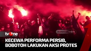 Kecewa Tiga Laga Tidak Menang, Bobotoh Gelar Unjuk Rasa di Graha Persib | Kabar Hari Ini tvOne