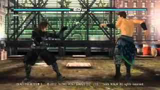 DOA5(PS3®) ハヤテ vs ジャン・リー 2013-07-05