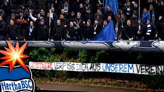 Deutliche Ansage von Hertha-Ultras an neuen Spieler! ("Verpiss dich..")