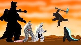 Godzilla vs Kong Attack Mechagodzilla 2003 - 2021 [HD] | Godzilla & Kong Animation Cartoon Movies