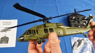 XK K170 UH-60L RTF RC Helicopter Flight Test Review