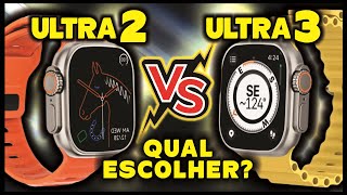 COMPARATIVO: IWO Watch ULTRA 2 vs IWO Watch ULTRA 3 - Qual é o Melhor Smartwatch?