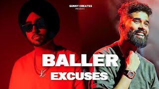 Baller X Excuses (Mashup) | Ap Dhillon & Shubh | Sunny Creates & After Remix