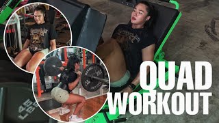 QUAD WORKOUT หน้าขาเดย์ | SMILE PANJAPA