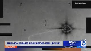 Pentagon releases 'never-before-seen' UFO files