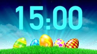 15 Minute Easter Timer with Music (4K)🪻