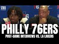 Tyrese Maxey & Doc Rivers React to 76ers Win vs. Lakers, Maxey Progress, Philadelphia 76ers Roles