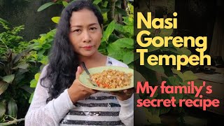 Fried rice for vegetarian | Nasi goreng tempeh | How to cook tempeh | superfast nasi goreng
