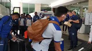 Selección de Honduras llegó a Guatemala sin dos de sus convocados