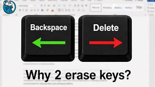 Why Backspace and Delete Are Not the Same