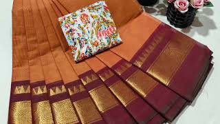 🌻😀😲Chettinad Trendy Cotton Sarees*🦚 *Chettinad Royal Plain Sarees with high quality Zari#shorts#