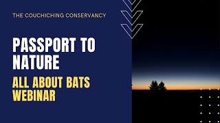 All About Bats Webinar Recording