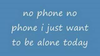 CAKE-NO PHONE LYRICS