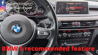 BMW 5 recommended features using Bimmercode app