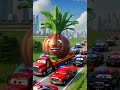 Evolution of Fruit | Big Onion Transporting Adventure in Truck 🚛🧅 | Cute Cat Shorts!