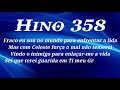 hino 358 ccb o teu precioso sangue hinÁrio 5 com letras