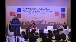 ERIA | ASEAN at 50 | Building ASEAN: Political Security Community and Regional Resiliency