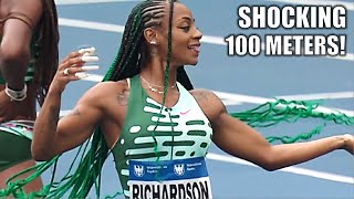 SHA'CARRI RICHARDSON Crushes Shericka Jackson In Epic 100 Meter Clash || 2023 Silesia Women's 100
