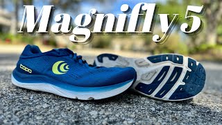 TOPO ATHLETIC MAGNIFLY 5: a zero drop workhorse